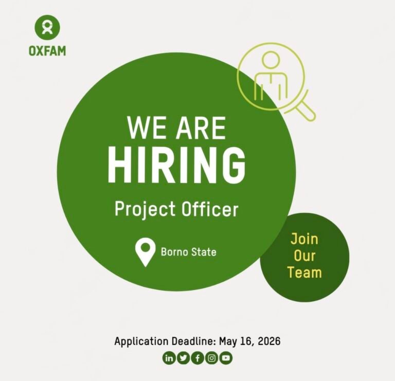 Vacancy with Oxfam in Borno