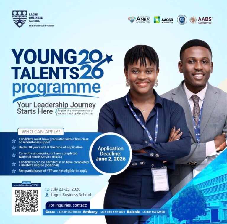 Apply to the Young Talents Programme (YTP)