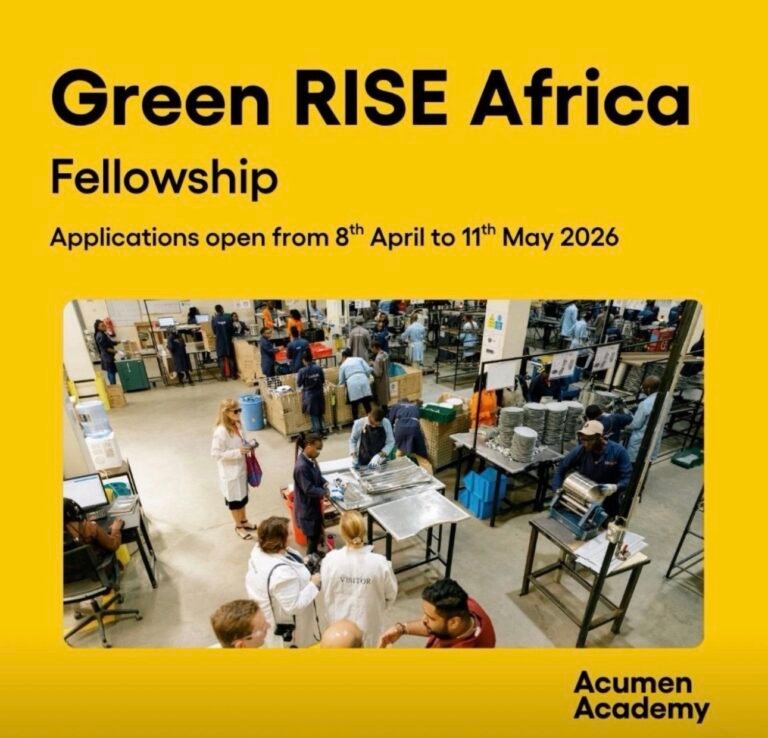 Green RISE Africa Fellowship 2026