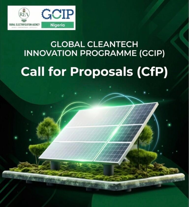 Call for Proposals – GCIP Nigeria 2026  by Rural Electrification Agency