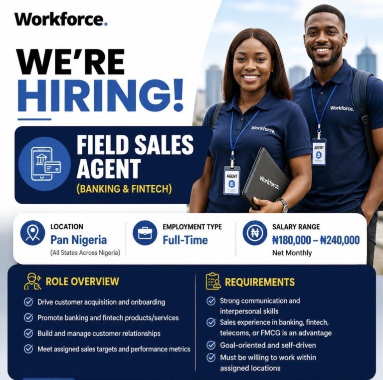 Field Sales Agents in (Banking & Fintech)