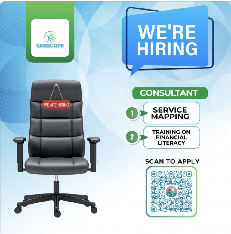 CONSULTANT (SERVICE MAPPING) at CENSCOPE