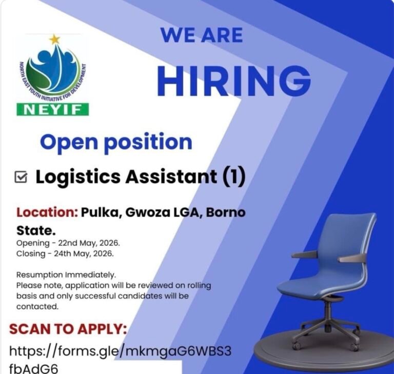 Job Opportunity at North East Youth Initiative for Development (NEYIF)