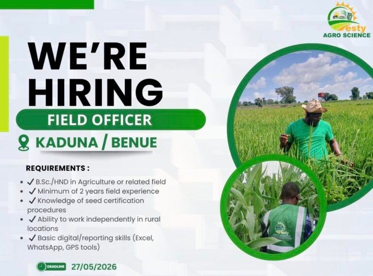 Job Opportunities at ESTY Agro Science