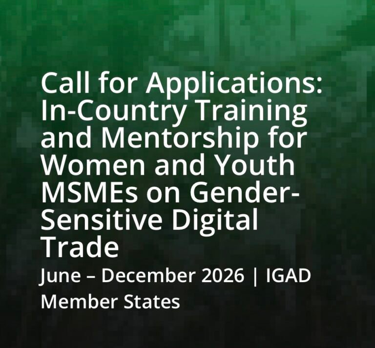 REGIONAL TRAINING OF TRAINERS ON GENDER-SENSITIVE DIGITAL TRADE