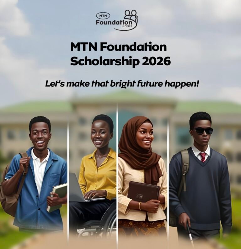 MTN Foundation Scholarship Programme 2026