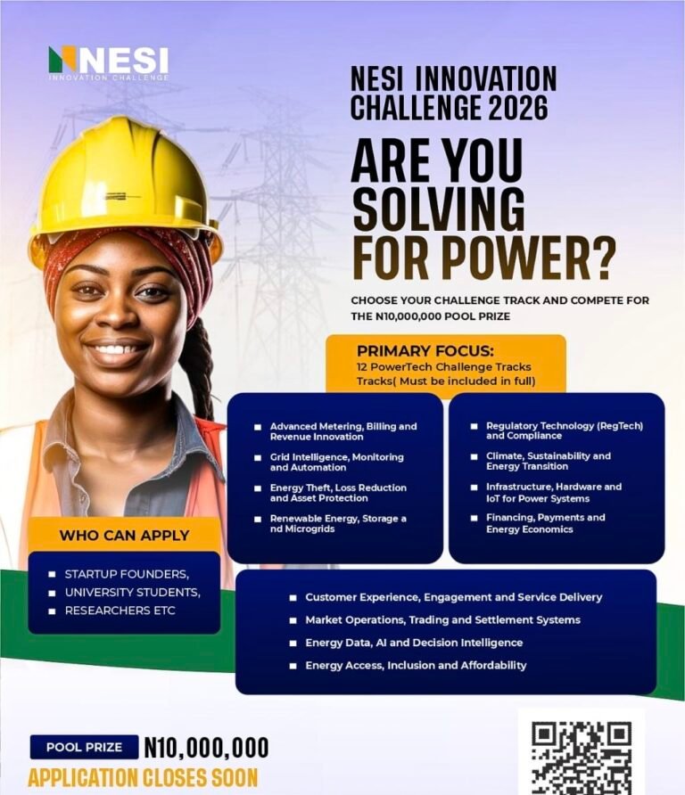 NESI Innovation Challenge 2026 – Call for Applications