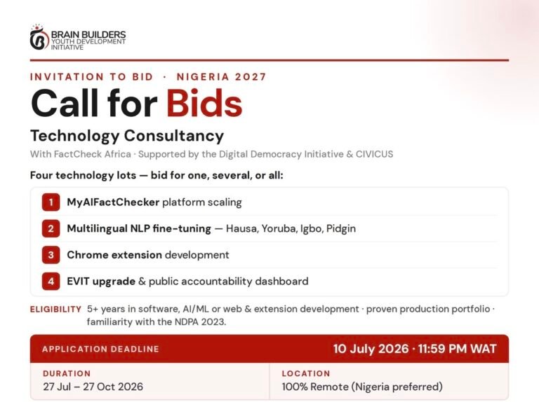 CALL FOR BID APPLICATION