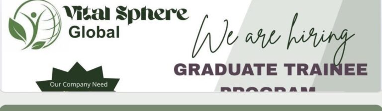 Vital Sphere Global Graduate Trainee Program