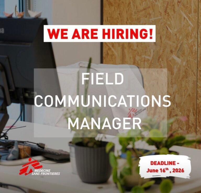Job with Médecins Sans Frontières (MSF) in Abuja