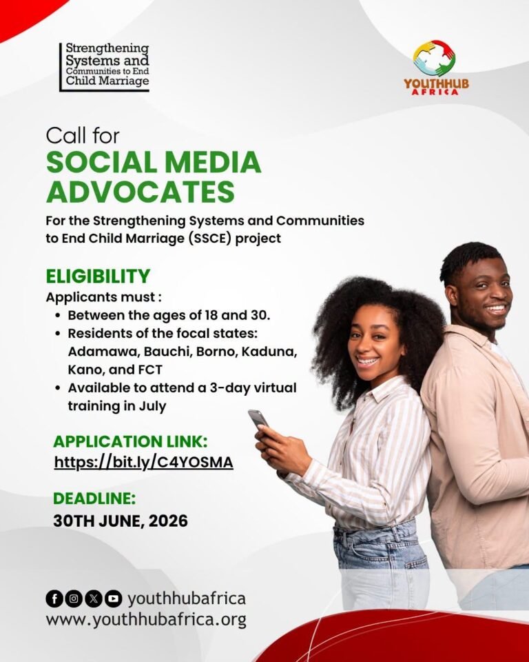 SSCE Youth Social Media Advocates Program