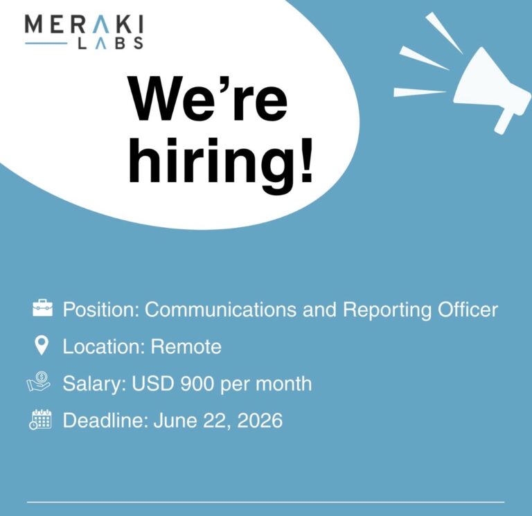 Meraki Labs Job recruitment