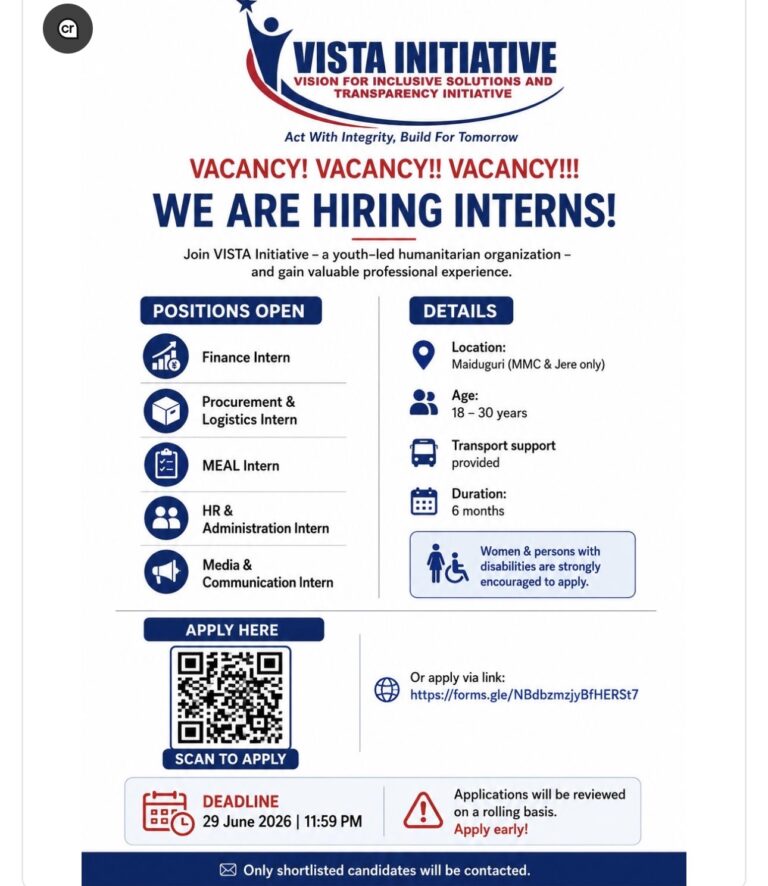 VISTA INTERNATIONAL INTERNSHIP APPLICATION