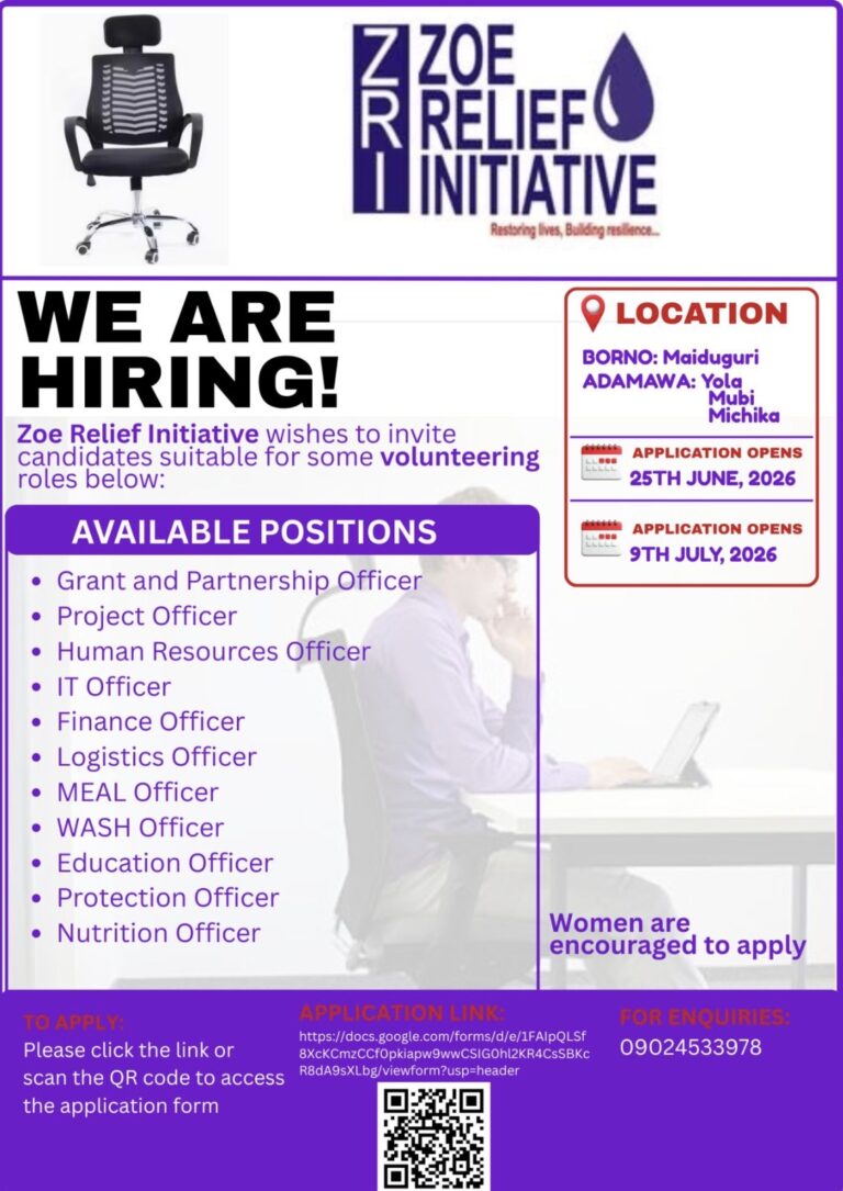 ZOE RELIEF INITIATIVE