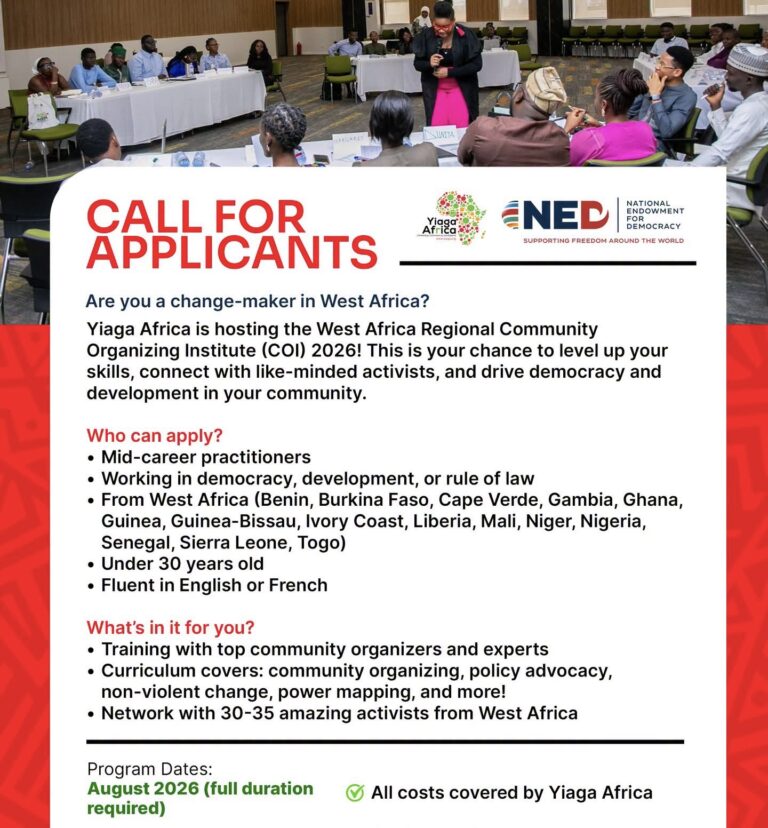 Yiaga Africa workshop