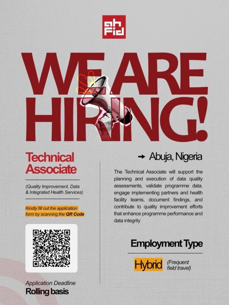 Vacancy with AHFID