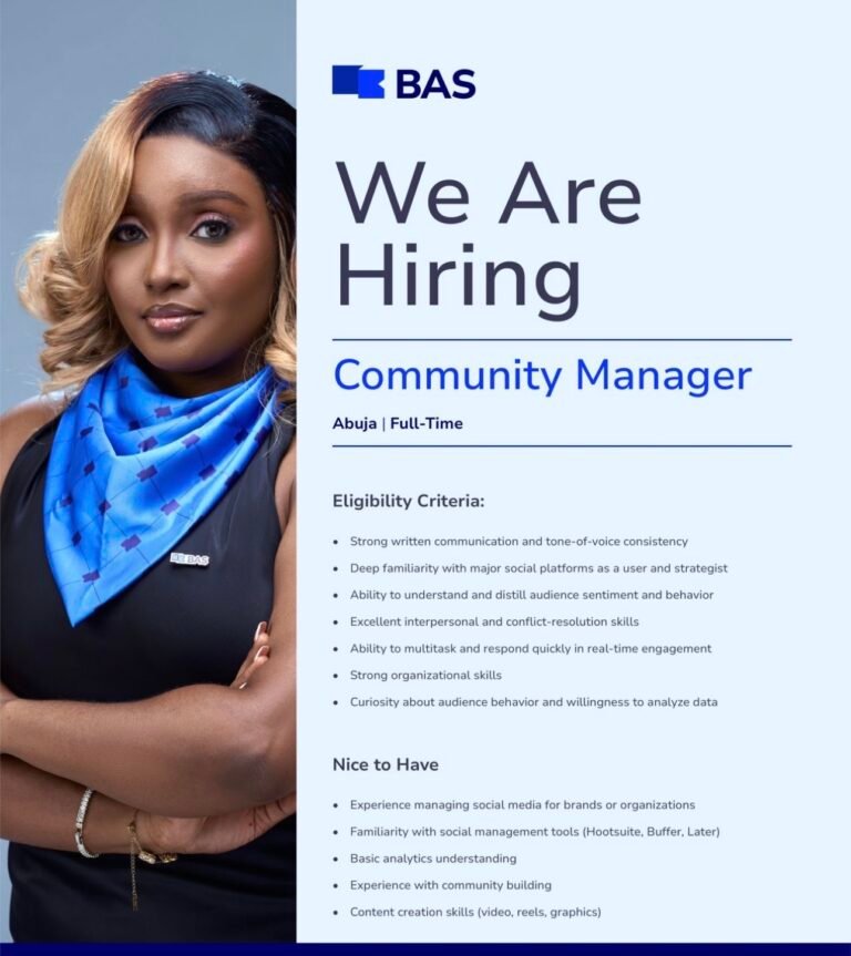 JOB ADVERTISEMENT