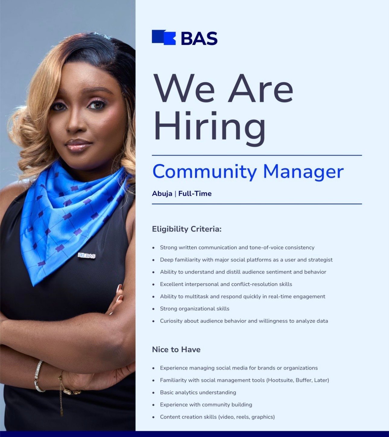 JOB ADVERTISEMENT