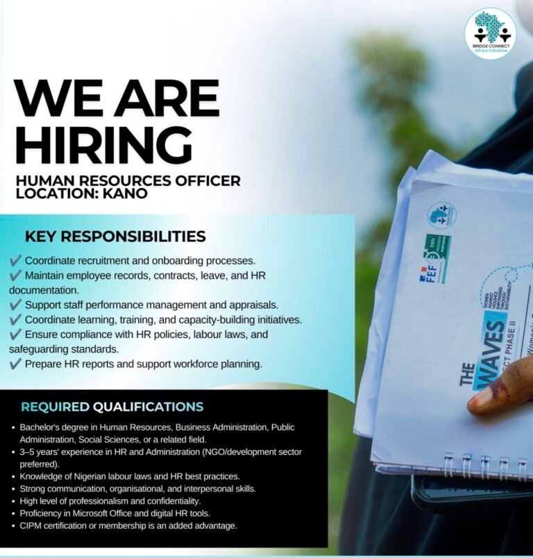 BCAI NGO JOB ADVERTISEMENT