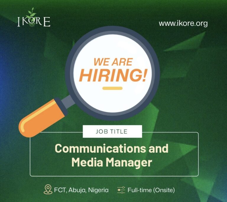IKORE JOB ADVERT