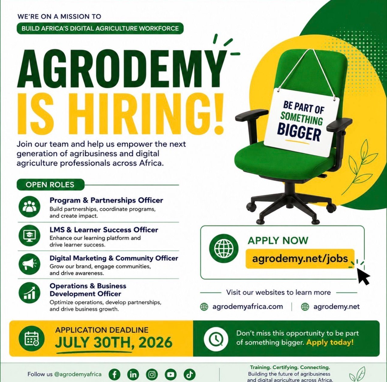 AGRODEMY JOBS