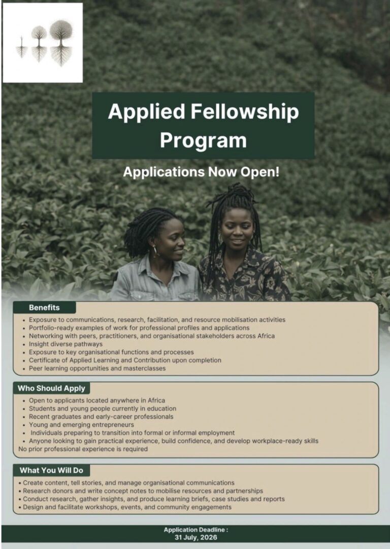 Applied fellowship advert