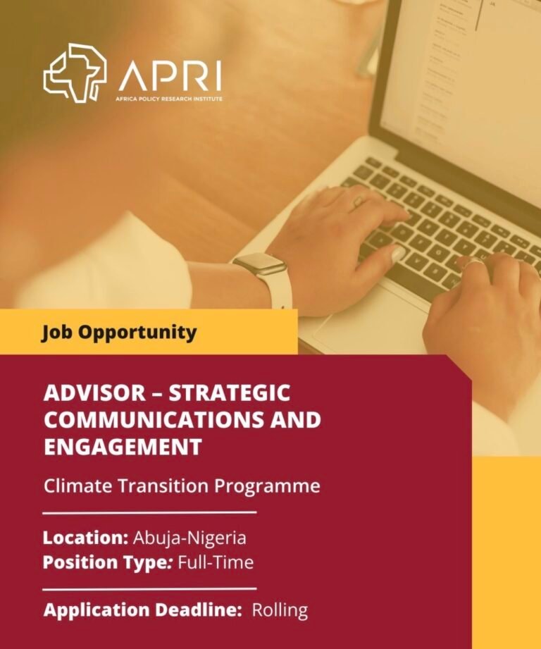 JOB ADVERT