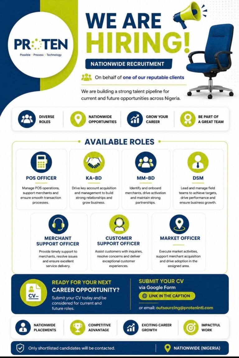 PROTEN CONSULTING RECRUITMENT