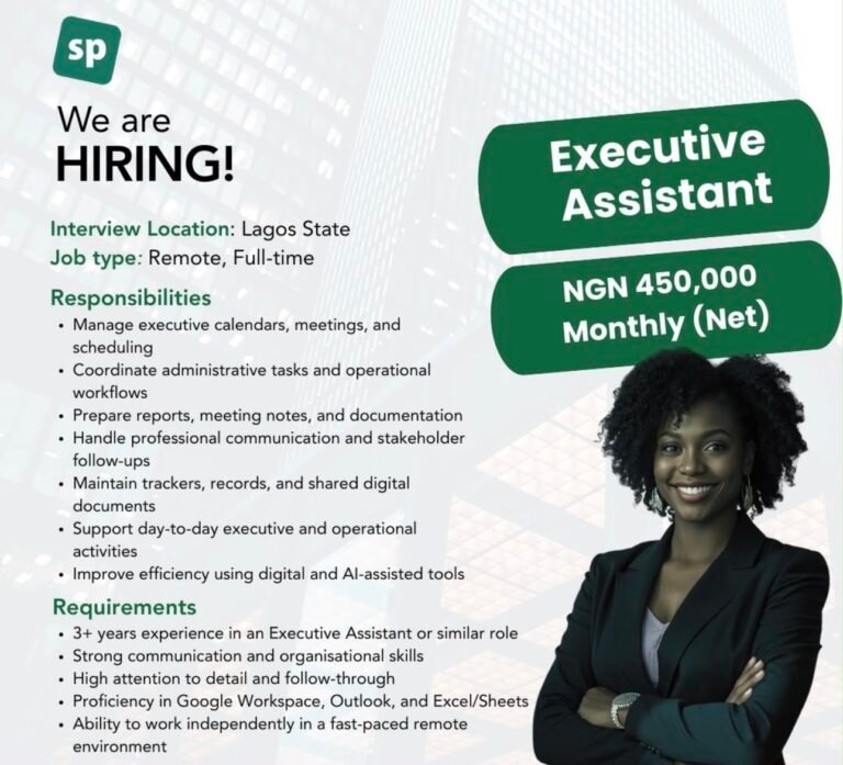 Apply to Executive Assistant (Remote) Job