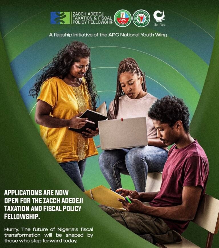 Zacch Adedeji Taxation & Fiscal Policy Fellowship 2026