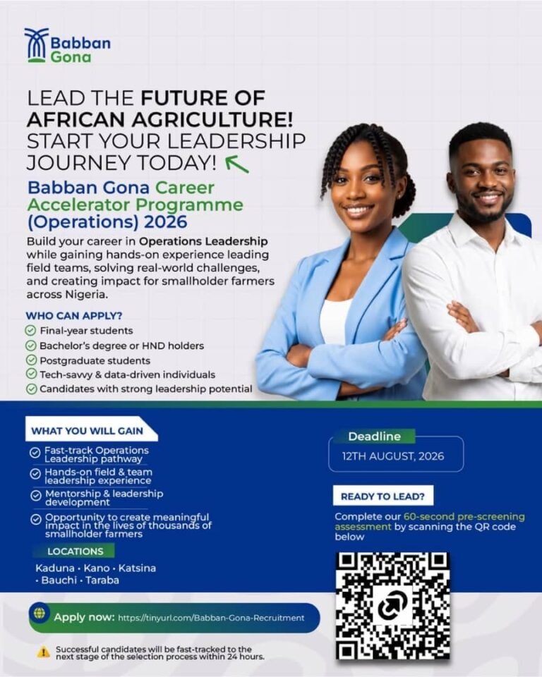 BABBAN GONA ACCELERATOR PROGRAM