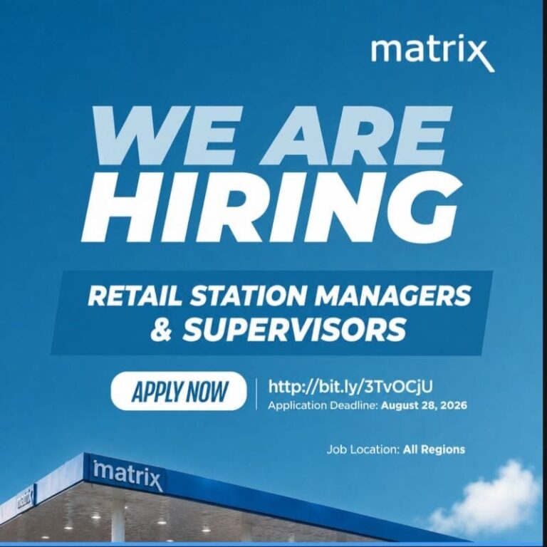 Nationwide jobs at Matrix Energy Limited