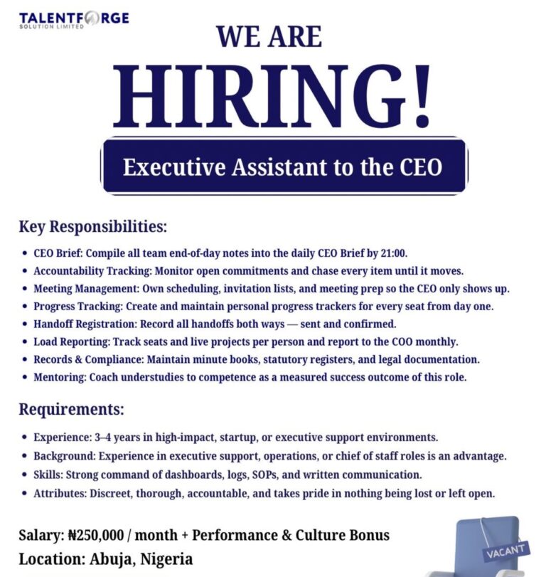 TALENTFORGE SOLUTIONS LIMITED