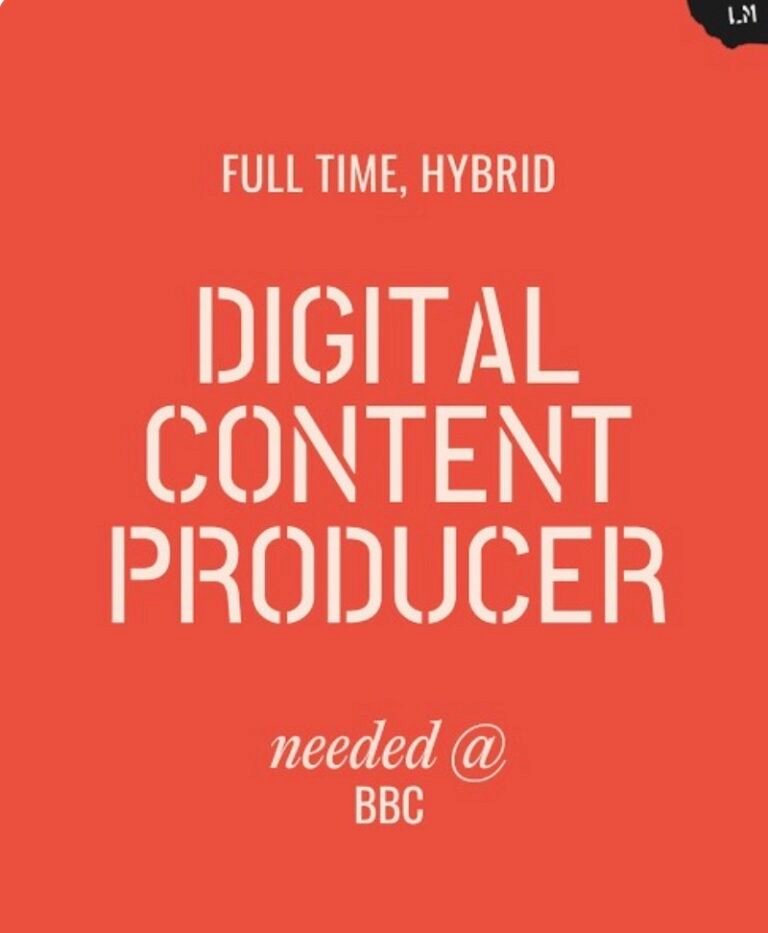 BBC JOB ADVERT