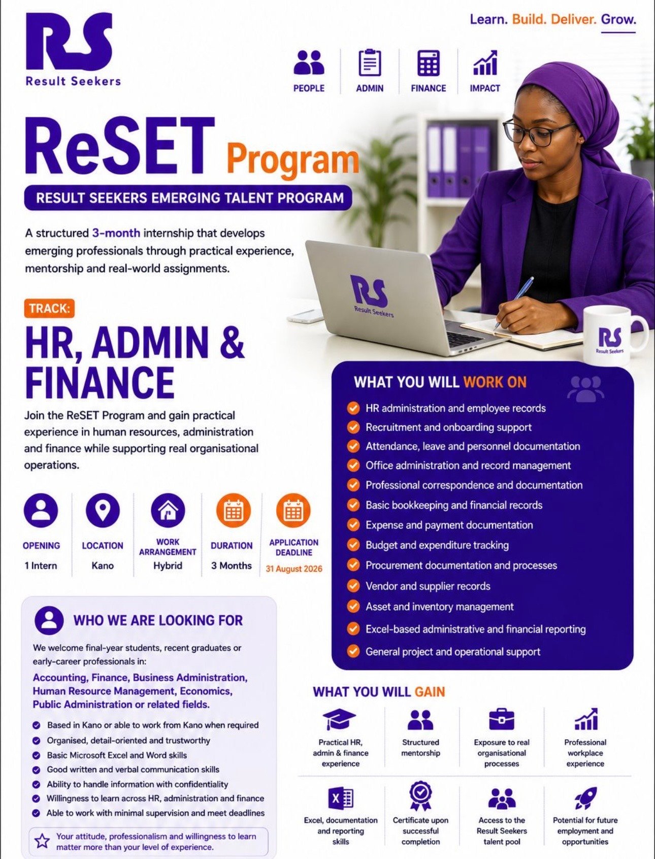 RESULT SEEKERS INTERNSHIP IN KANO