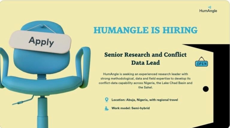 New Vacancy at HumAngle Media Limited
