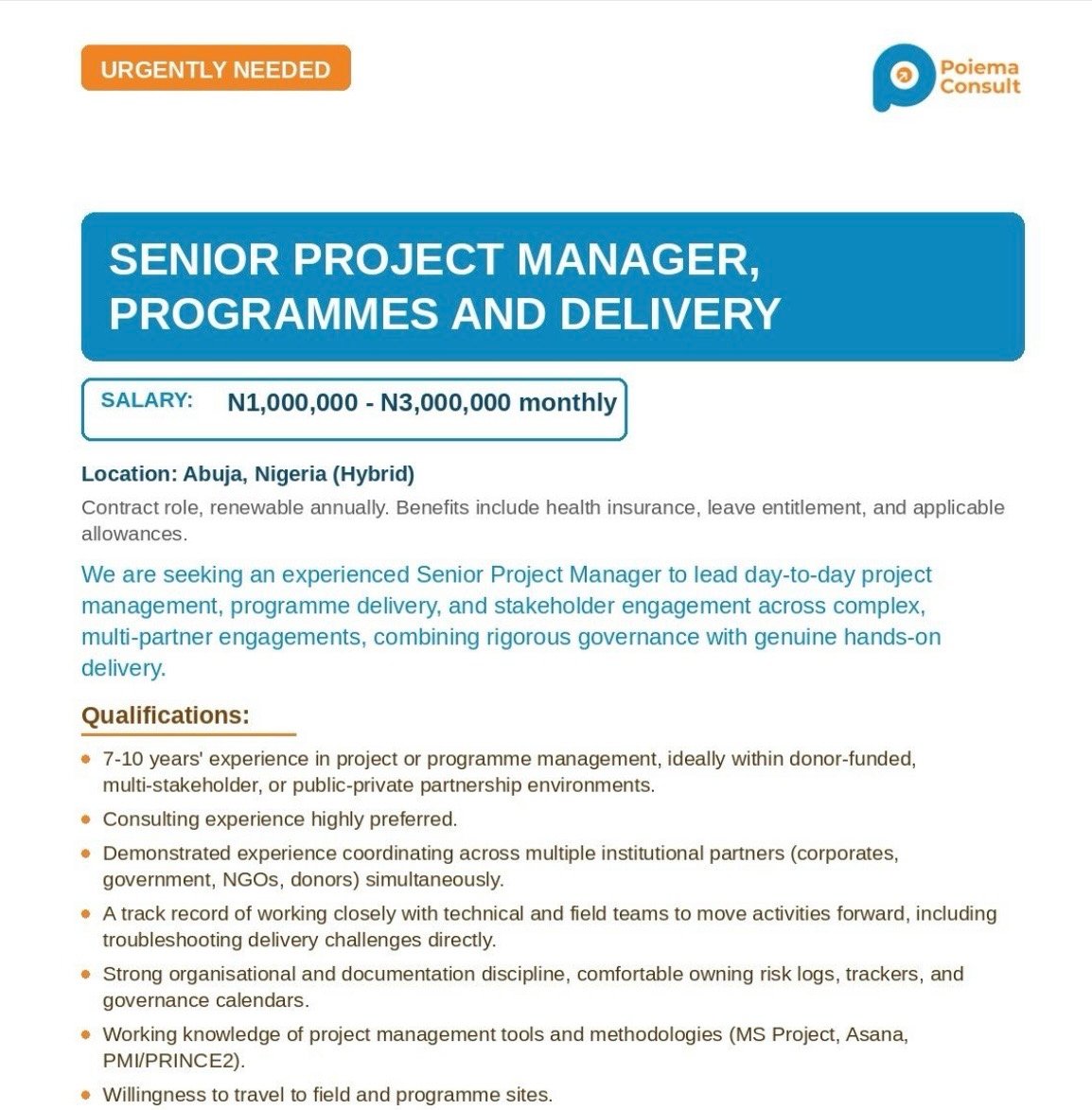 Job advertisements