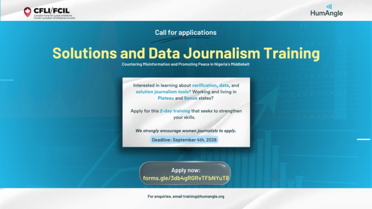 Apply to Solutions and Data Journalism Training