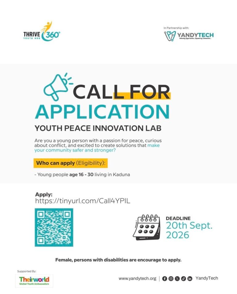 CALL FOR APPLICATION