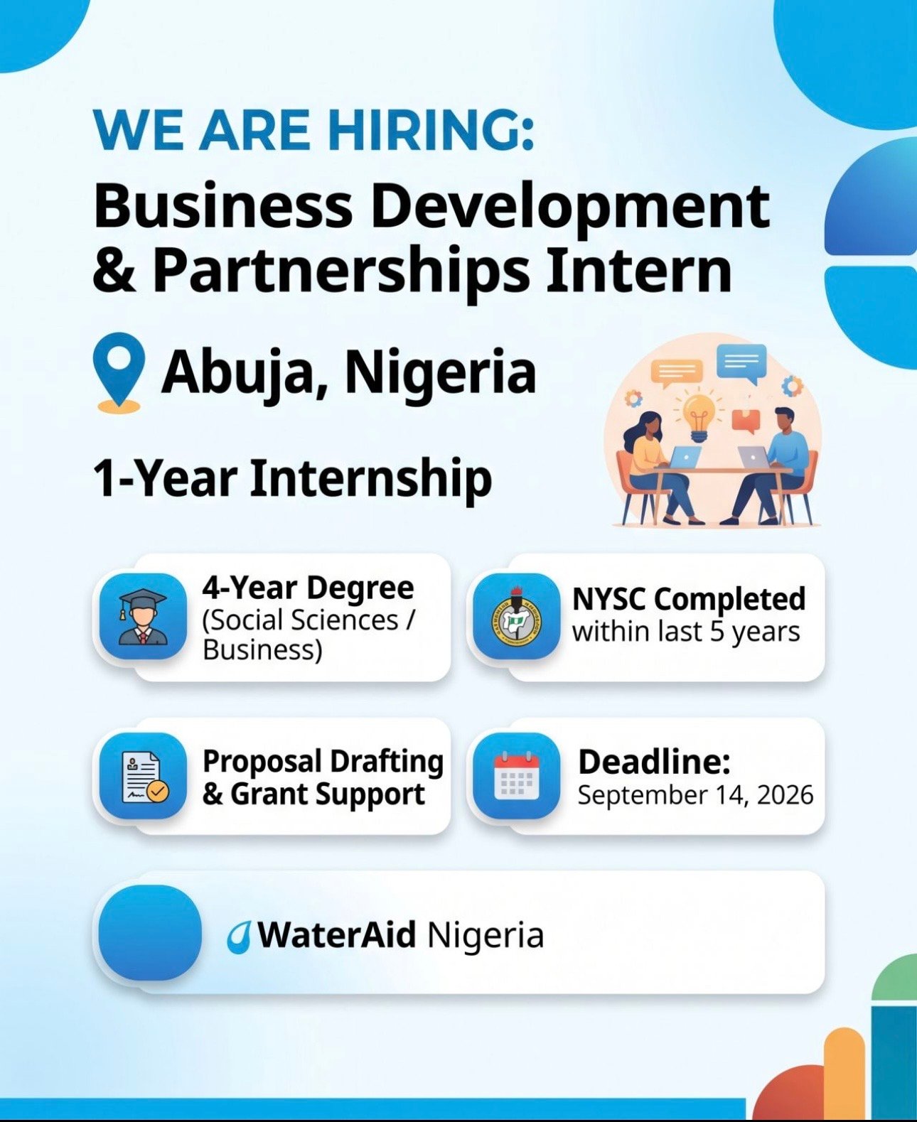 INTERNSHIP WATERAID