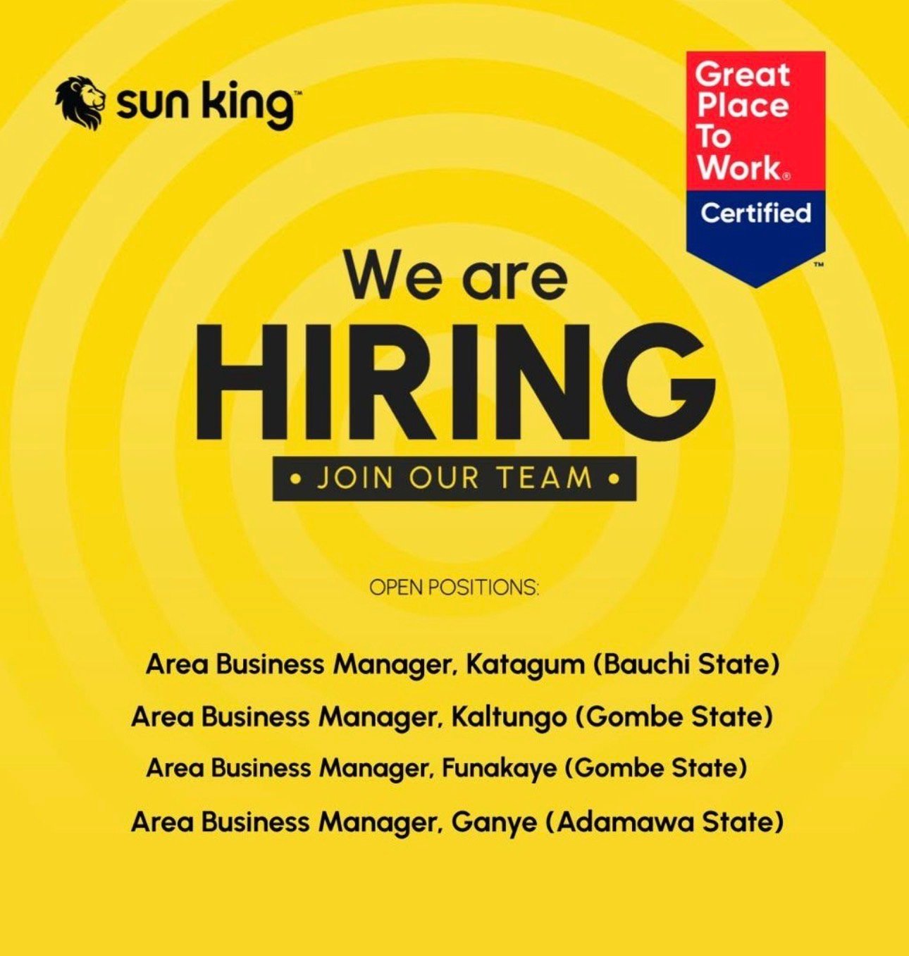 SUNKING CAREERS