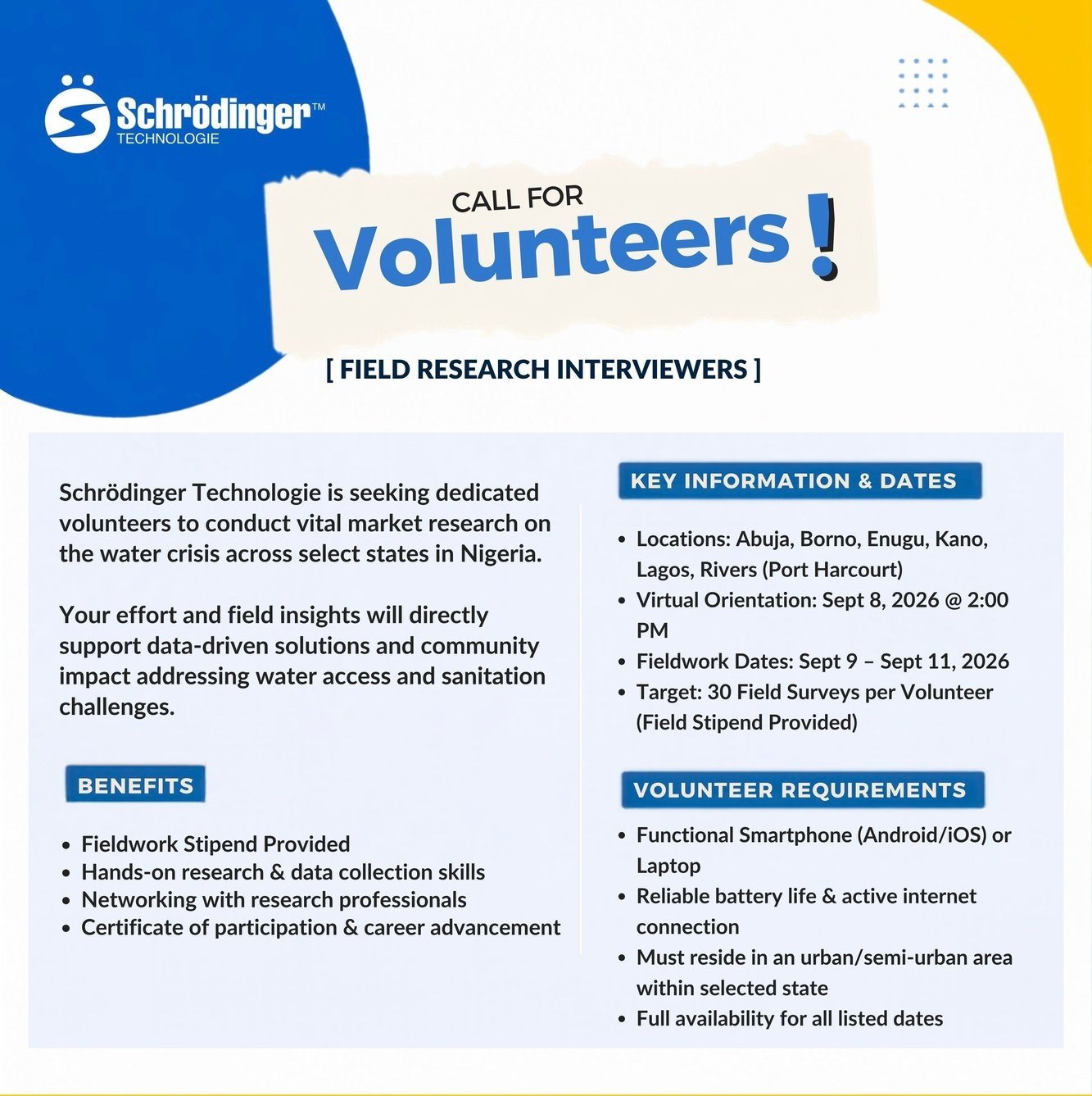 ENUMERATION OPPORTUNITIES