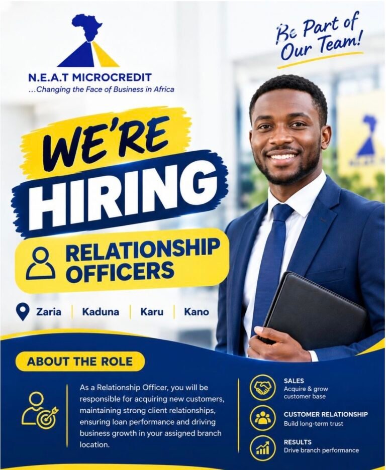 Jobs at N.E.A.T MICROcredit