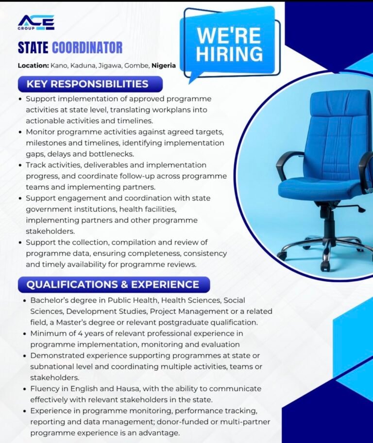 ACE CHARITY JOB