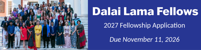 Apply to 2027 Dalai Lama Fellowship