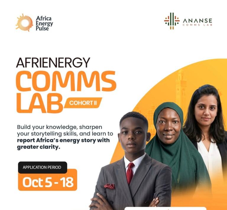 Apply to AfriEnergy Comms Lab Fellowship